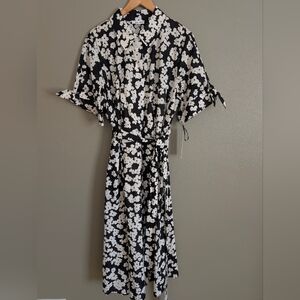 Calvin Klein Floral Fit and Flare Dress NWT Size 16